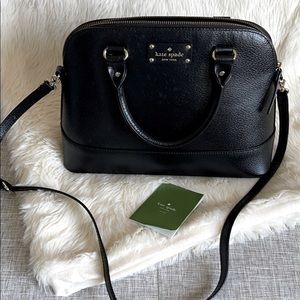 Black crossbody Kate spade bag